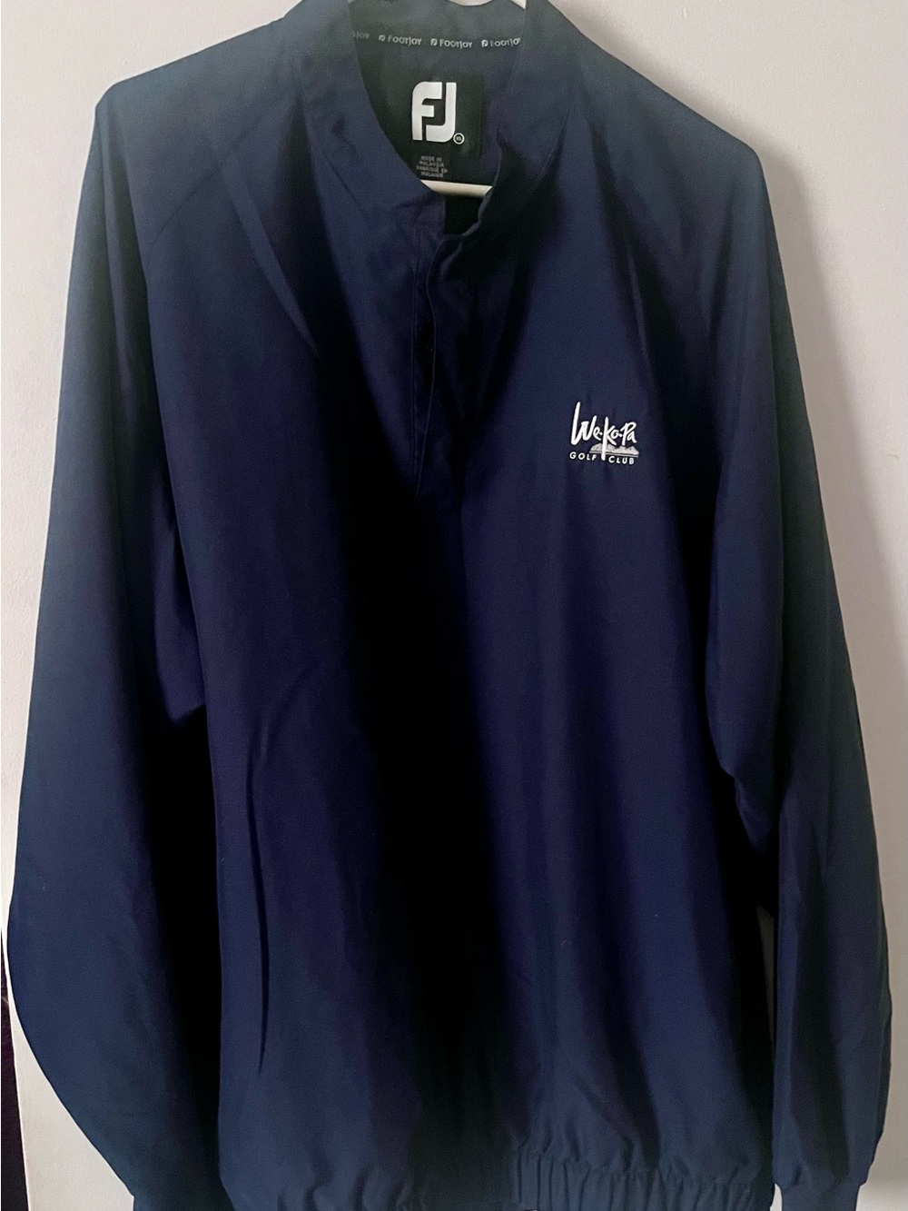 FootJoy Navy Pullover Performance Jacket